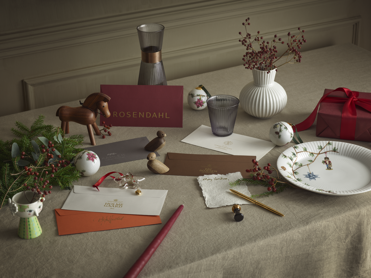 Hammershøi Christmas kugle 2022, hvid m. deko - Ø6 cm